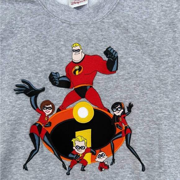 Authentic Disney Store Exclusive Kids The Incredibles Crew Neck Sweater Size M - Picture 5 of 6